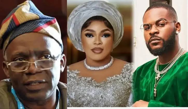 Popular Crossdresser, Bobrisky Responds to Defamation Claims Involving Femi Falana, Falz